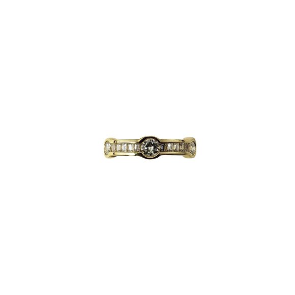 Vintage 14 Karat Yellow Gold and Diamond Ring Size 6 #12020 - Picture 1 of 9
